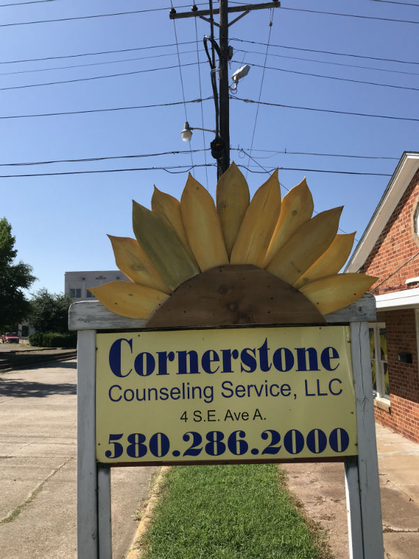 Cornerstone Counseling Services Building Sign
